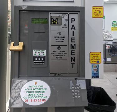 Service dépôt de linge dans votre laverie automatique rue de Prague 75012 Paris